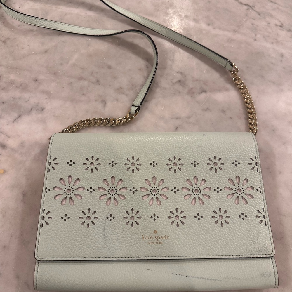 Kate Spade Cream Floral Crossbody Bag